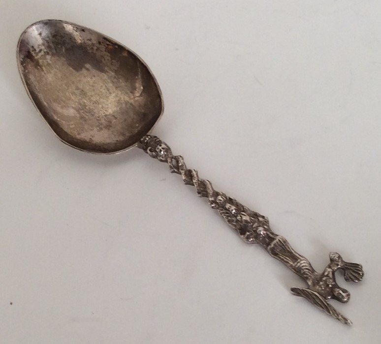 An Antique Dutch silver spoon. Approx. 38 grams. E