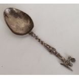 An Antique Dutch silver spoon. Approx. 38 grams. E