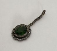 An attractive Victorian mounted pendant wi