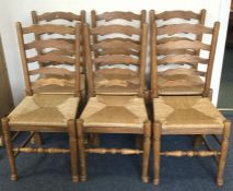 A good set of eight Georgian style dining chairs w