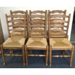A good set of eight Georgian style dining chairs w