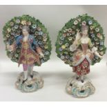A good pair of Continental porcelain figures with