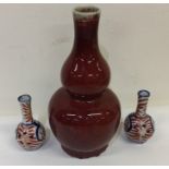 A good Chinese baluster shaped vase, with seal mar