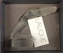 LALIQUE: A cased boxed figure of a naked lady on p