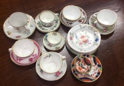 A Copeland Spode miniature cabinet cup and saucer