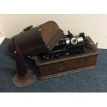 An old Edison phonograph. Est. £60 - £80.