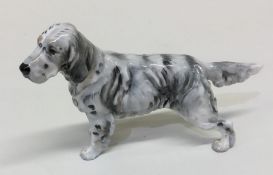A Royal Doulton figure of a grey Irish Setter dog.