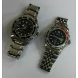 Two gent's Seiko wristwatches. Est. £30 - £50.