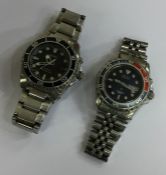 Two gent's Seiko wristwatches. Est. £30 - £50.