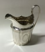 A fine quality Georgian Irish silver cream jug att