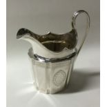 A fine quality Georgian Irish silver cream jug att