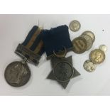 A Victorian Egypt War medal to 'I Brookes LBRF' Es
