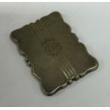 A good quality silver plated card case. Est. £10 -