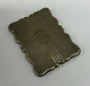 A good quality silver plated card case. Est. £10 -