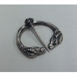 ALEXANDER RITCHIE: An Iona silver brooch. Approx.