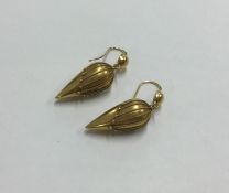 A good pair of Victorian tear shaped drop earrings