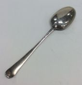A Georgian silver OE pattern tablespoon. Punched '