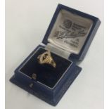 An attractive Antique 18 carat 'In Memory Of' ring