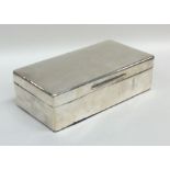 A good silver dome top cigarette case with fitted