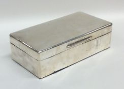 A good silver dome top cigarette case with fitted