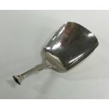 A Victorian silver caddy spoon. Birmingham. By Yap