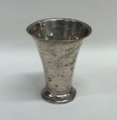 A Swedish tapering cup with engraved decoration. A