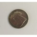 An 1893 silver Crown. Approx. 28 grams. Est. £15 -