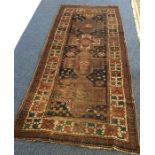 An Oriental runner. Est. £30 - £50.