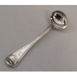 An OE and thread Military pattern cast silver salt