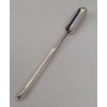 A heavy Georgian silver double ended marrow scoop.