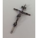 An early silver crucifix pendant. Approx. 9.5 gram