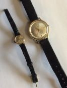 A lady's 14 carat wristwatch together with a Casto