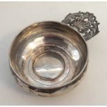 CHINA TRADE: A rare silver bleeding bowl with cast