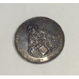 A rare Antique German silver medallion of circular