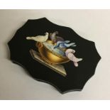 A fine quality micro-mosaic paperweight depicting