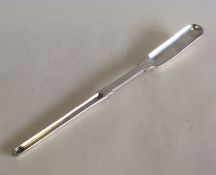 A rare Colonial Indian silver marrow scoop with th