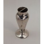 A Continental silver tapering vase. Approx. 14 gra