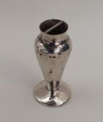 A Continental silver tapering vase. Approx. 14 gra