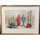 HENRY MOORE (British 1898 – 1986): A framed and gl