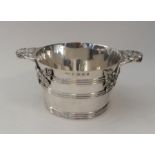 EDINBURGH: A rare Scottish silver two handled pigg