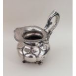A 19th Century Dutch silver cream jug attractively