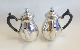 A good pair of miniature café-au-lait pots of balu