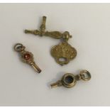 A group of Antique watch keys. Est. £20 - £30.