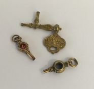 A group of Antique watch keys. Est. £20 - £30.
