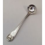 An OE and thread Military pattern cast silver salt