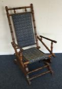 An American Edwardian rocker. Est. £30 - £50.