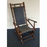 An American Edwardian rocker. Est. £30 - £50.