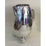 A good Victorian baluster shaped water jug with st