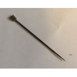 A rose diamond stick pin in the form of an arrow s