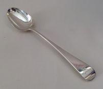 A crested silver basting spoon of OE design. Londo